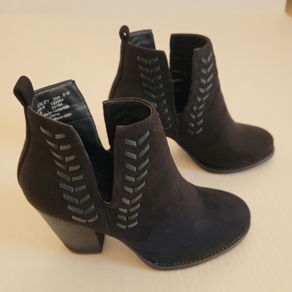 Dominique Nicole Black Booties Sz 8W - Picture 5 of 11